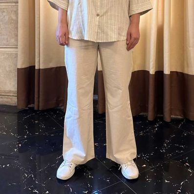 شلوار لینن نچرال